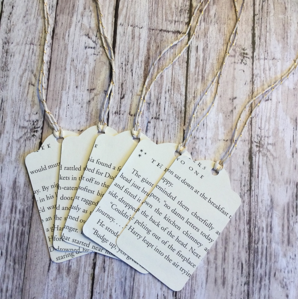 Harry Potter set of 5 Handmade Gift Tags